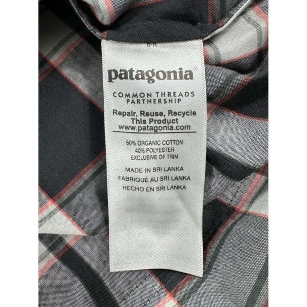 Patagonia Shirt Womens Medium Plaid Long Sleeved Island Hopper Fishing Outdoors - Picture 9 of 15